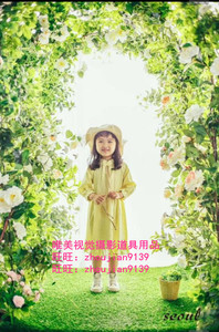 影楼儿童实景道具制作婚纱摄影棚韩式实景上门制作设计装修w-2695