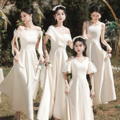 伴娘服2026新款 姐妹团礼服女闺蜜婚礼连衣裙香槟色平时可穿高级感