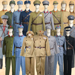 解放红军志愿八路东北川国军阀大帅士兵翻译官服装出租