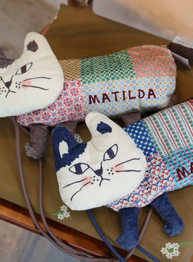 太可爱的萌物 斜挎包出口日本正品猫咪造型单肩包收纳min包礼物