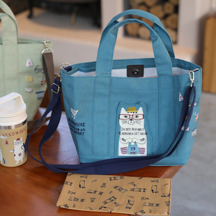 多分层 可手提可斜挎包日本正品实用2way妈咪包托特包通勤手拎袋