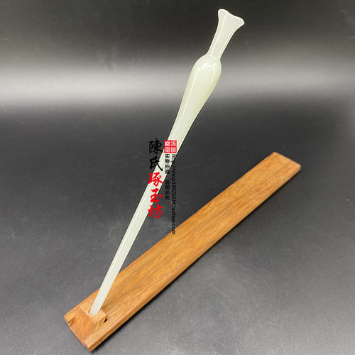仿白玉头饰发饰琉璃花瓶发簪发钗