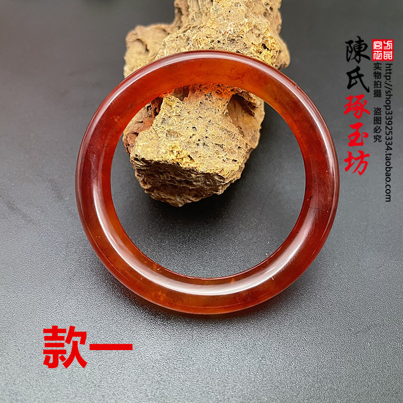鸡血玉玉环玉环岫玉烤色玉挂环提环腰环平安环鸟笼圈圆环圆圈挂件
