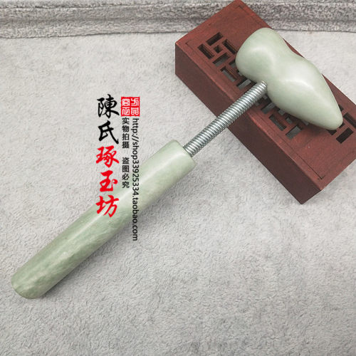 贵州翠弹簧小锤按摩玉器穴位敲击小玉锤
