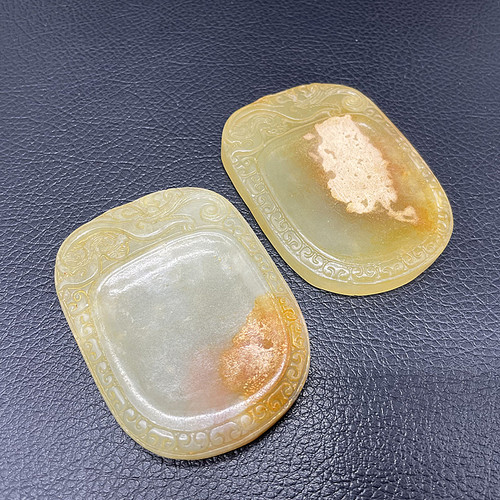 岫玉砚台笔添老玉器玉石砚台