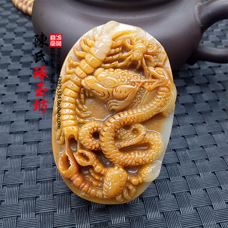 黄龙玉金蟾五毒皮带扣男士腰扣寓意五路来财腰佩腰大气玉带巨划算
