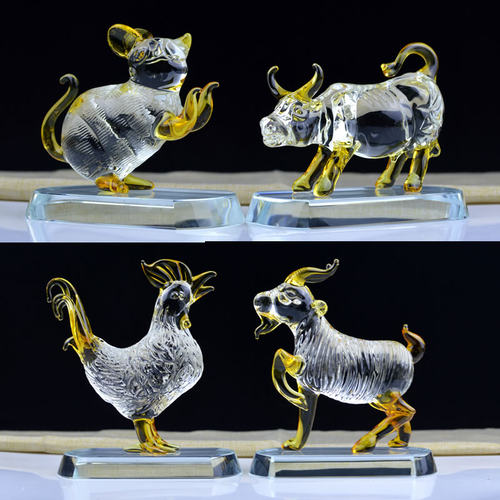佳之禾水晶十二生肖摆件