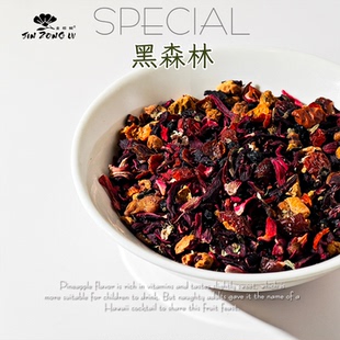 无糖直销厂家 水果茶网红咖啡馆餐厅包装 德国进口 黑森林黑莓味