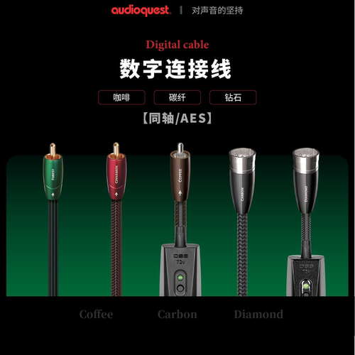 森林肉桂AES/EBU同轴音频线