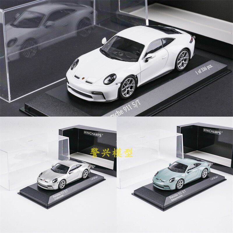 MINICHAMPS迷你切1:43Porsche保时捷911 992 S/T模型德国轿车跑车