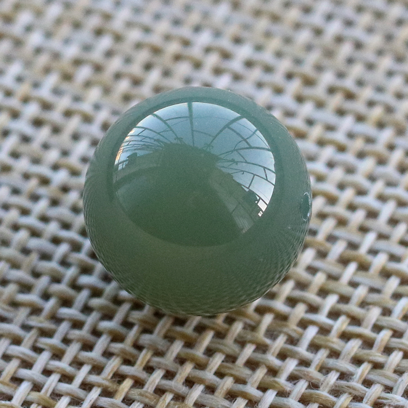 天然和田玉新疆且末青白玉散珠