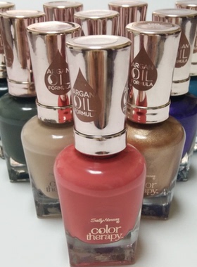 新品Sally Hansen Color Therapy莎莉汉诗色彩疗法坚果油配方指甲