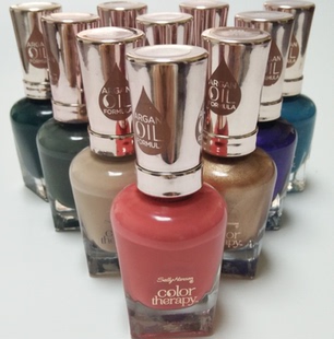 新品Sally Hansen Color Therapy莎莉汉诗色彩疗法坚果油配方指甲