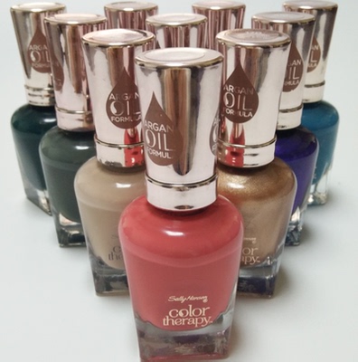 新品Sally Hansen Color Therapy莎莉汉诗色彩疗法坚果油配方指甲