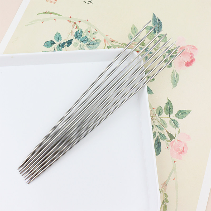 排线神器 长绒条专用排绒杆杆子毛衣针非遗绒花diy工具材料配件