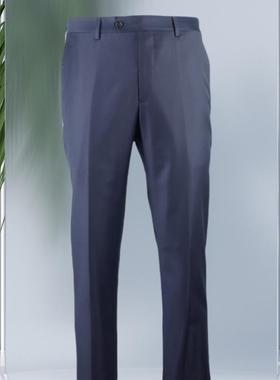 金利来男装西裤 2024秋冬新款意大利纯羊毛直筒裤MPTG49911047-95