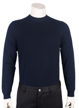 金利来男装纯羊绒衫 秋冬新款圆领保暖中青年外套MRMF29913107-35