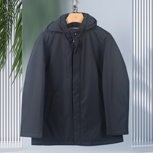 金利来男士白鹅绒羽绒服新款冬季可拆帽保暖外套EDSF35963922
