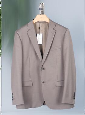 金利来男装休闲西装秋季新款纯色修身羊毛西服外套MZTF28016228