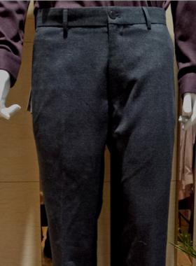 正品金利来休闲裤男装冬季加厚保暖宽松商务长裤MPBC138-25001-98