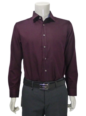 金利来男装长袖衬衫 秋冬翻领加厚商务正装衬衣MBLE168-42003-81