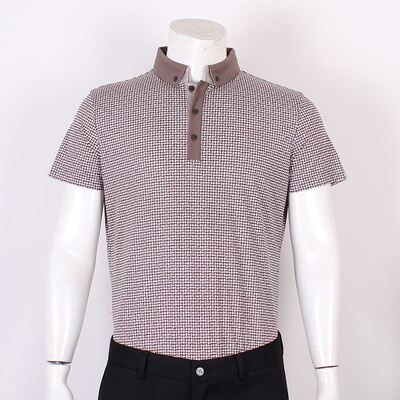 金利来男装短袖T恤夏翻领亲肤透气商务薄棉上衣MTSE138-41007-57