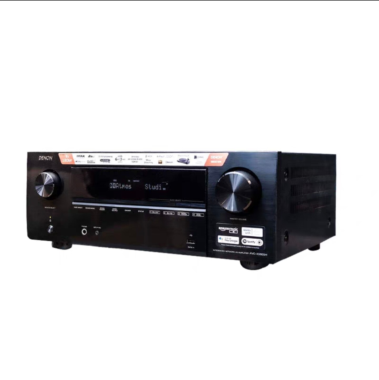 DENON/天龙AVR-X1800H JBL嵌入式5.1家庭影院studio288iw 8ic 8iw