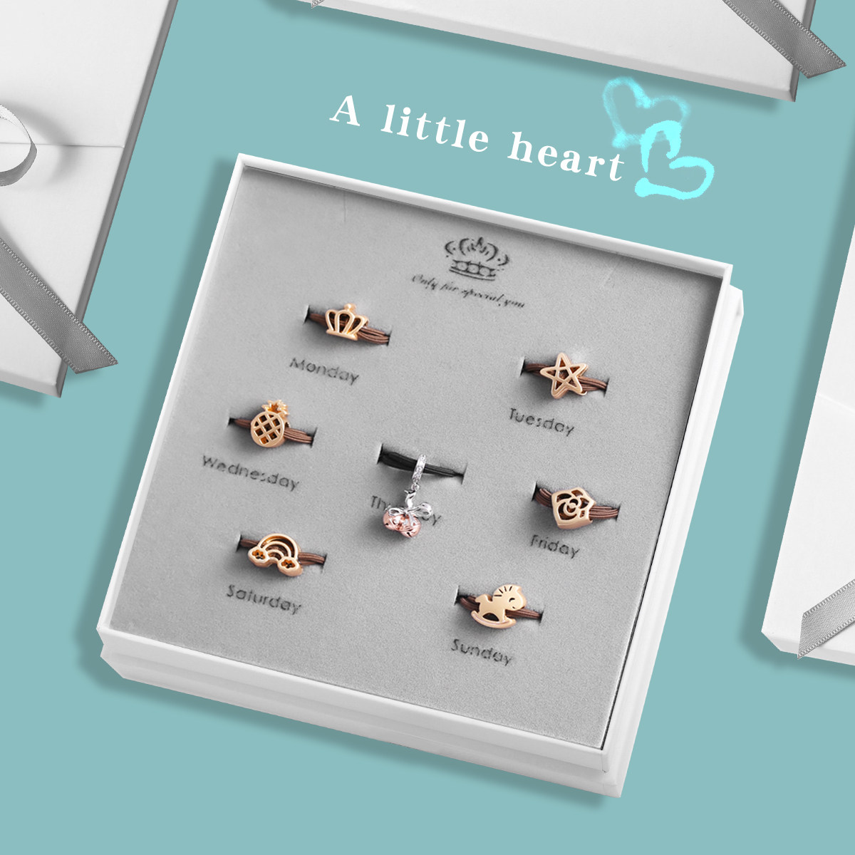 星期头绳小祖宗925纯银