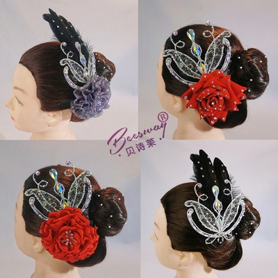 芭蕾手工头饰威尼斯狂欢节发饰