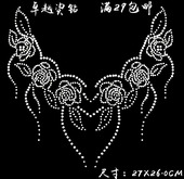 针织衫 服装 辅料diy羊绒衫 毛衣水钻衣服烫钻烫图图案贴钻成品图