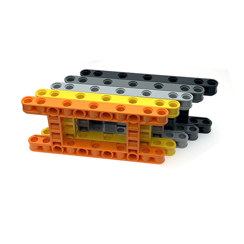 咔搭小颗粒积木5x11H型框梁架