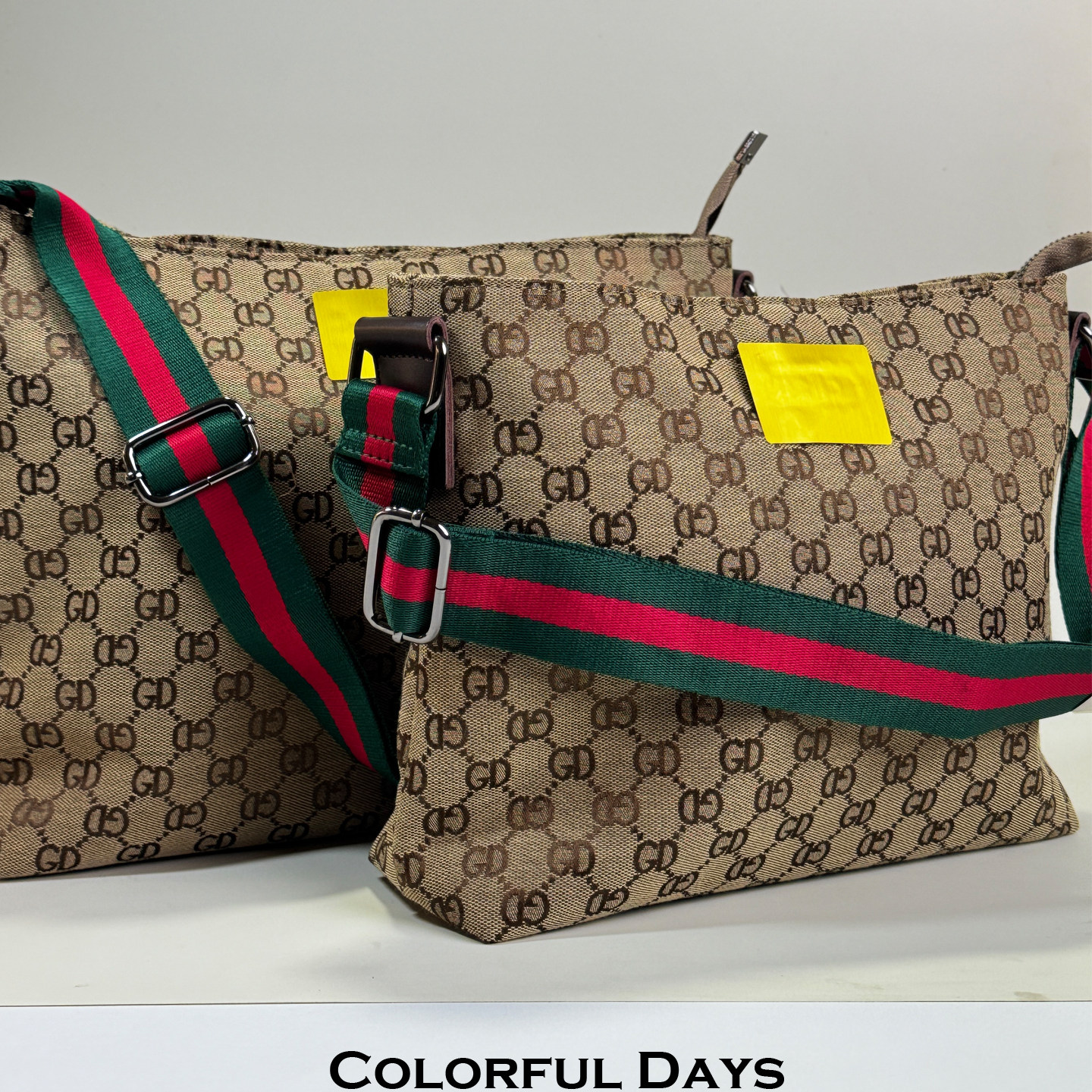 欧美潮牌日单字母印花经典印花帆布hobo中性大容量宽肩带休闲斜挎