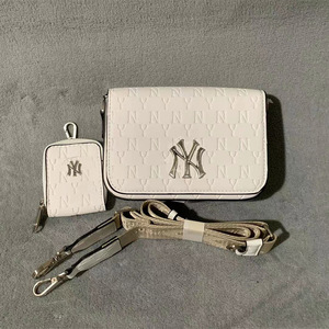 NY&NB压纹相机包子母包NY单肩包斜挎包老花小方包ins街头街拍高级