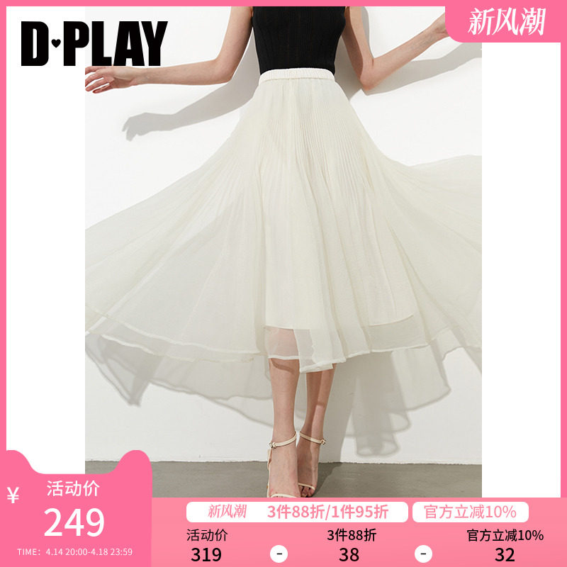 ������ S DPLAY2025���ļ��¿��ɫ����ȹŮ��ʽ����ȹ��ŷ��ɴС��ȹ��ȹ