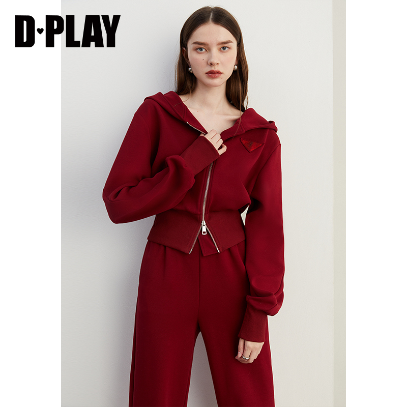 DPLAY連帽開衫外套長袖