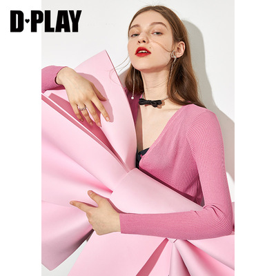 dplay德帕拉新款温柔开衫ins上衣