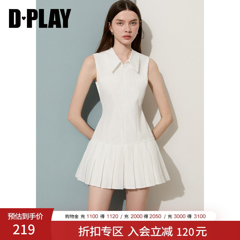 DPLAY网球百褶连衣裙2026夏季图片