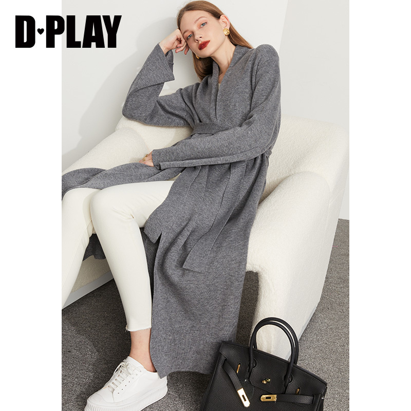 含羊毛针织开衫DPLAY时尚