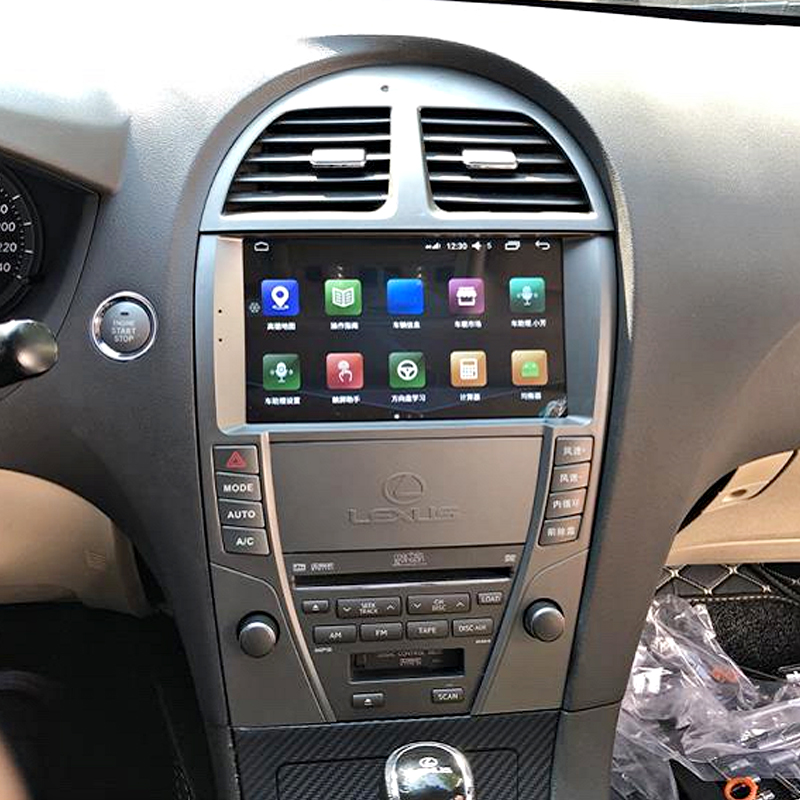 雷克萨斯改装倒车影像导航中控