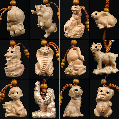 桃木木雕泰山福缘阁桃木