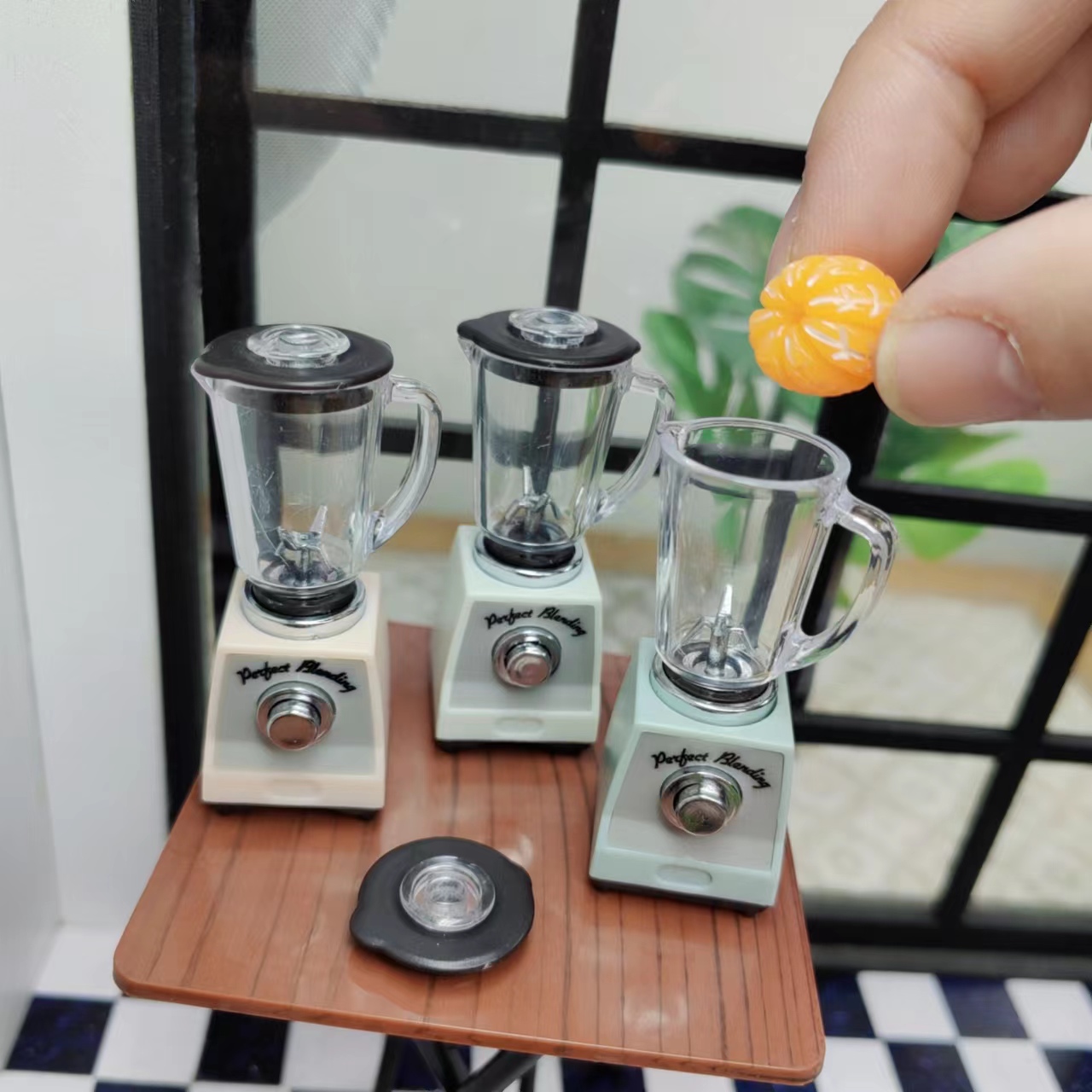 迷你微缩仿真榨汁机娃娃屋厨房