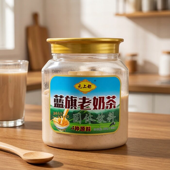 元上都蓝旗老奶茶粉350g罐装