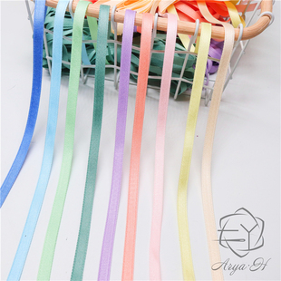 ins0.7素色哑光缎带棉带双面涤棉丝带蝴蝶结DIY材料儿童发夹发饰