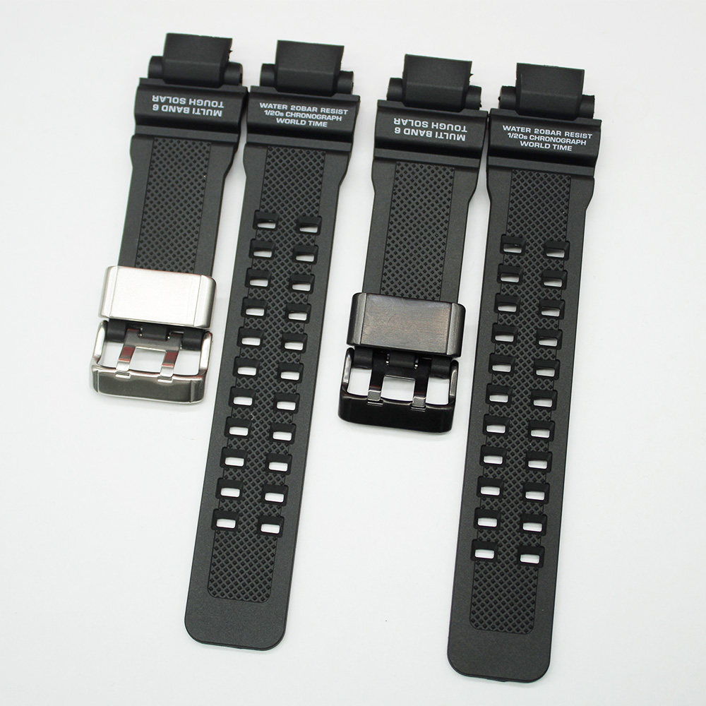 替换GW-4000/GA-1000/GW-A1000/GW-A1100树脂表带送螺丝