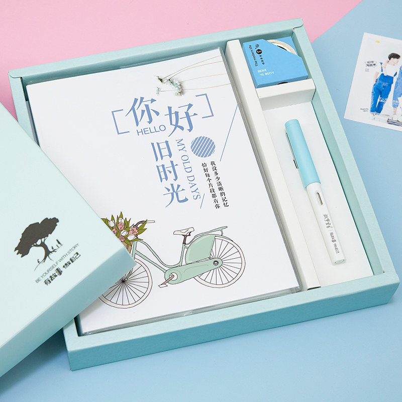 故事里简约小清新创意礼物相册图片