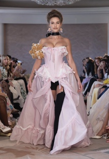 白银帝国 春上新 珊瑚粉束腰礼服noneofus Selkie官方授权