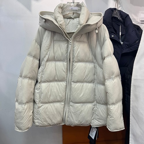 美人访6688中长款连帽休闲羽绒服