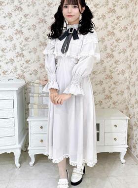 rojita斗篷带胸针量产型罩纱斗篷春秋季长袖连衣裙