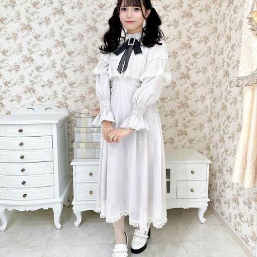 rojita斗篷带胸针量产型罩纱斗篷春秋季长袖连衣裙