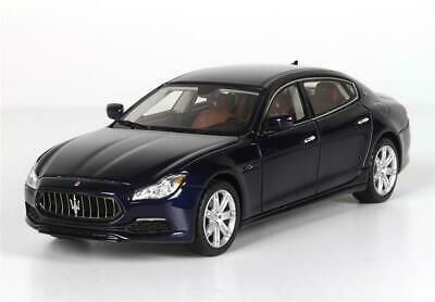 代购玛莎拉蒂quattroporte my17  高端蓝色热播1:43 bbrc192a bbr